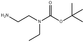 叔丁基2-氨基乙基(乙基)氨基甲酸酯 结构式