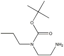 (2-AMINO-ETHYL)-PROPYL-CARBAMIC ACID TERT-BUTYL ESTER Structure