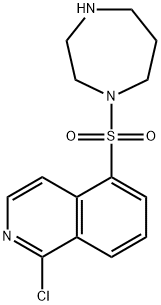 1-[(1-Chloro-5-isoquinolinyl)sulfonyl]hexahydro-1H-1,4-diazepine Structure