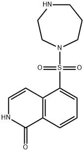 1-[(1,2-DIHYDRO-1-OXO-5-ISOQUINOLINYL)SULFONYL]HEXAHYDRO-1H-1,4-DIAZEPINE Struktur