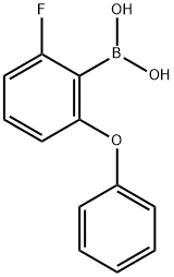 2-FLUORO-6-PHENOXYPHENYLBORONIC ACID Struktur
