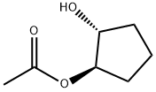 (1R,2R)-反-2-乙酰氧基-1-环戊醇 结构式