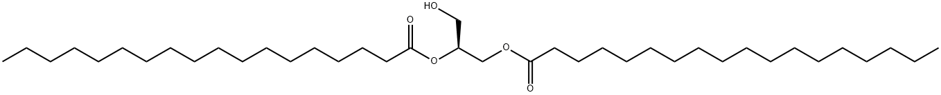 1,2-DISTEAROYL-SN-GLYCEROL 化学構造式