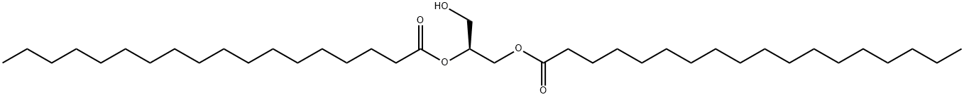 1,2-DISTEAROYL-SN-GLYCEROL Structure