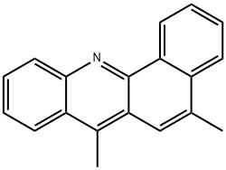 5,7-Dimethylbenz[c]acridine Struktur