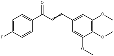 1-(4-FLUOROPHENYL)-3-(3,4,5-TRIMETHOXYPHENYL)PROP-2-EN-1-ONE Structure