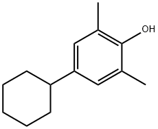 4-环己基-2,6-二甲苯酚 结构式