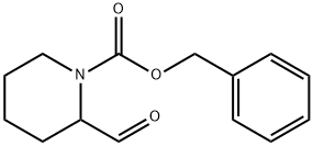 1-CBZ-ピペリジン-2-アルデヒド 化学構造式