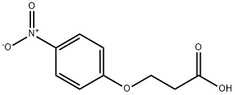 3-(对硝基苯氧基)丙酸 结构式