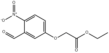 Ethyl (3-formyl-4-nitrophenoxy)acetate Structure