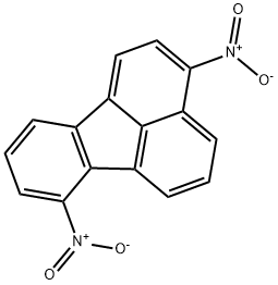 3,7-ジニトロフルオランテン 化学構造式
