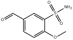 5-ForMyl-2-Methoxy-benzenesulfonaMide 化学構造式