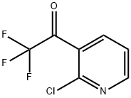 1-(2-氯吡啶-3-基)-2,2,2-三氟乙酮 结构式