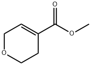 3,6-ジヒドロ-2H-ピラン-4-カルボン酸メチル 化学構造式