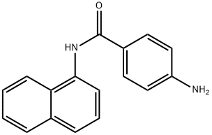 4-AMINO-N-(1-NAPHTHYL)BENZAMIDE Structure