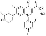 TEMAFLOXACIN HYDROCHLORIDE Struktur
