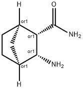(1R,2S,3R,4S)-3-氨基双环[2.2.1]庚烷-2-甲酰胺, 105786-39-8, 结构式
