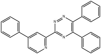 3-(4-PHENYL-2-PYRIDYL)-5,6-DIPHENYL-1,2,4-TRIAZINE Structure