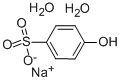 二水对羟基苯磺酸钠,10580-19-5,结构式