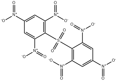 bis(2,4,6-trinitrophenyl) sulphone Structure