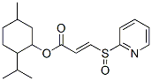 menthyl 3-(2-pyridylsulfinyl)acrylate Structure