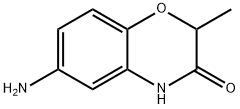 6-アミノ-2-メチル-2H-1,4-ベンゾキサジン-3(4H)-オン 化学構造式