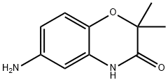 6-氨基-2,2-二甲基-2H-苯并[B][1,4]恶嗪-3(4H)-酮, 105807-84-9, 结构式