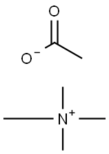 Tetramethylammonium acetate Structure