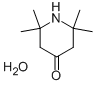 2,2,6,6-テトラメチル-4-ピペリドン一水和物 化学構造式