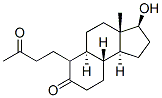 (3S,5aβ,9aα,9bβ)-ドデカヒドロ-3α-ヒドロキシ-3aα-メチル-6β-(3-オキソブチル)-7H-ベンゾ[e]インデン-7-オン 化学構造式