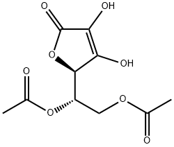 5,6-diacetoxy-L-ascorbic acid  Struktur
