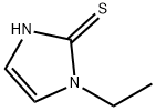 1-乙基-1H-咪唑-2-硫醇,10583-83-2,结构式