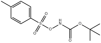 N-Boc-O-tosyl hydroxylamine Struktur