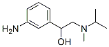 1-(3-aminophenyl)-2-(methyl-propan-2-yl-amino)ethanol 结构式