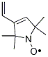 1-Oxyl-2,2,5,5,-tetramethyl-3-vinyl-△3-pyrroline Structure