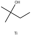 四-2-甲基-2-丁醇基化钛酸酯 结构式