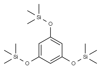 1,3,5-トリス(トリメチルシロキシ)ベンゼン 化学構造式