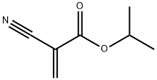 2-シアノアクリル酸1-メチルエチル 化学構造式