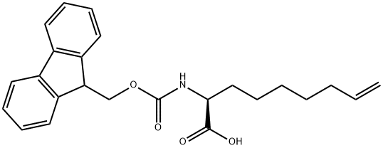 (S)-N-FMoc-2-(6'-octenyl)glycine Structure