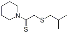 Piperidine,  1-[2-[(2-methylpropyl)thio]-1-thioxoethyl]-  (9CI) 结构式
