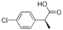 (2S)-2-(4-Chlorophenyl)propanoic acid Struktur