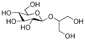 2-(β-D-Glucopyranosyloxy)-1,3-propanediol Structure