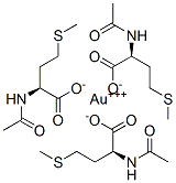乙酰蛋氨酸金 结构式