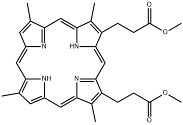 Pyroporphyrin dimethyl ester Structure
