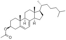 7-脱氢醋酸胆固醇, 1059-86-5, 结构式