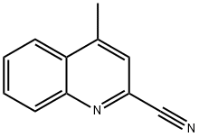 4-メチル-2-キノリンカルボニトリル 化学構造式