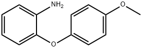 2-(4-メトキシフェノキシ)アニリン 化学構造式