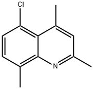 5-CHLORO-2,4,8-TRIMETHYLQUINOLINE Struktur