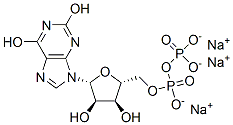 Xanthosine-5'-DiphosphateTrisodium Struktur