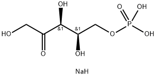 D-XYLULOSE 5-PHOSPHATE SODIUM SALT Struktur